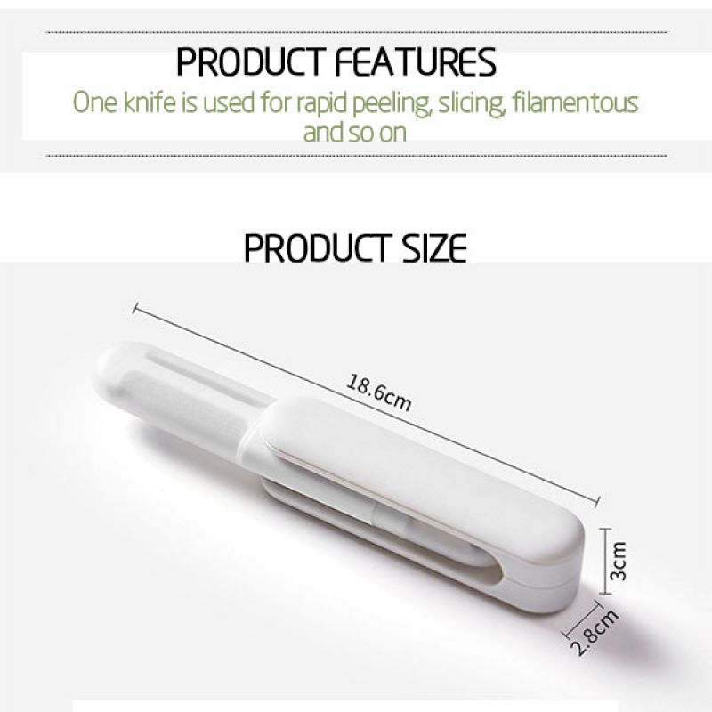 3-in-1 Rotary Paring Knife & Peeler