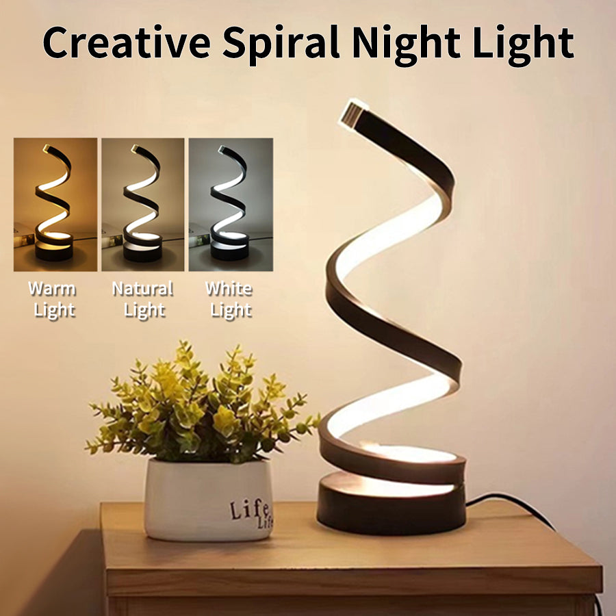 USB Spiral LED Night Light